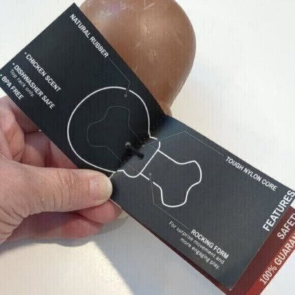 BARK Variety of 3 Super Chewer Dog Toys for Medium to Large Dogs BENEFITS RESCUE - Picture 2 of 11